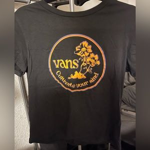 Vans flower woman t shirt